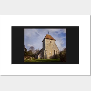 Aldworth Church in Berkshire Posters and Art